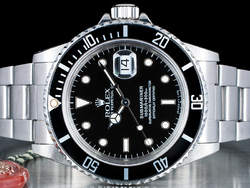 Rolex Submariner Date Transitional 16800 Oyster Bracelet Black Dial